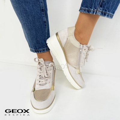 Sapatilha Geox Ilde D25raa Bege