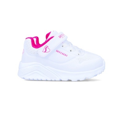Sapatilha Skechers Uno Lite 310451n Branco Com Rosa