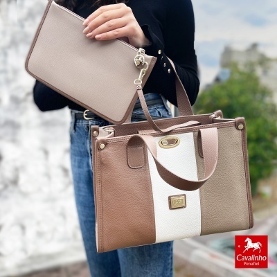 Bolsa Cavalinho Soft Skin 16070551 Multi-bege