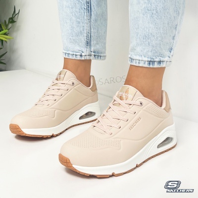 Sapatilha Skechers Uno Wonderer 155196 Bege