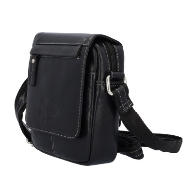 Mala De Tiracolo Jaguar Texas 5024 Preto