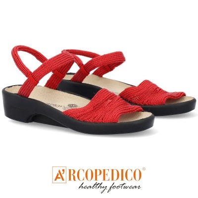 Sandalia Arcopedico 1211 06 Vermelho