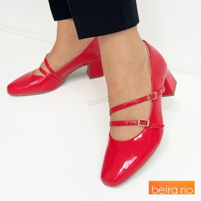 Sapato Beira Rio 4314.105 Vermelho