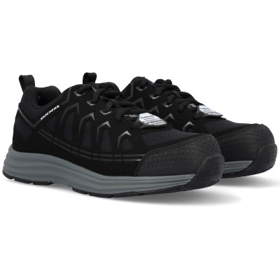 Sapatilha Skechers Work Malad Ii Comp Toe 200127 Preto