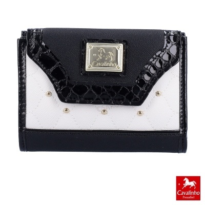 Carteira Cavalinho Craft 26010223 Branco E Preto