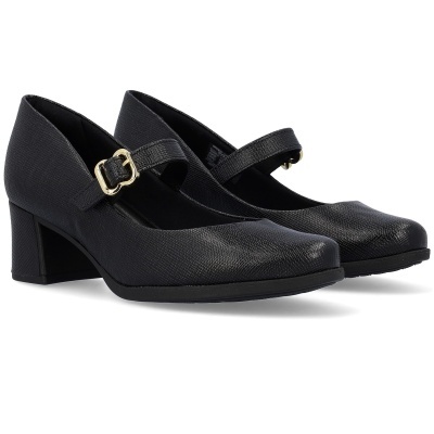 Sapato Piccadilly Mary Jane 654063 Preto