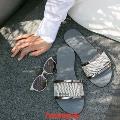 Chinelo Havaianas You Trancoso Premium 4146063 Prata