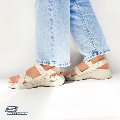 Sandalia Skechers Arch Fit 140808 Bege