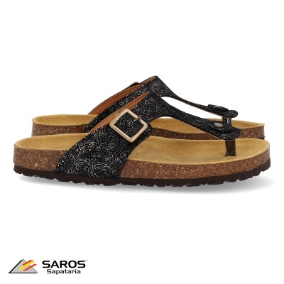 Chinelo Saros 30418 Preto