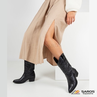 Bota Samelli Texana 3302 Preto