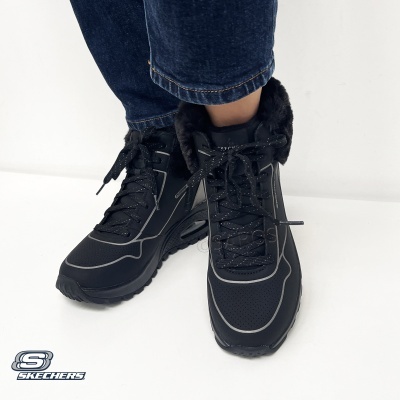 Botim Skechers Uno Rugged Fall Shimmer 167993 Preto