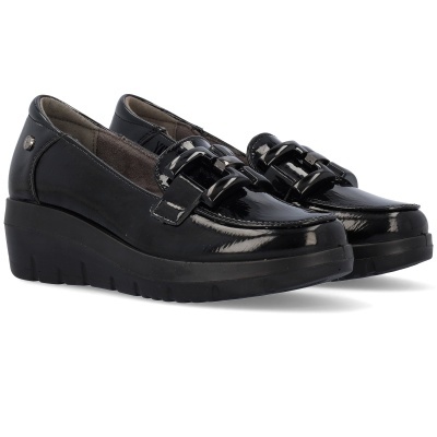 Sapato Mysoft Conforto 25m585 Preto