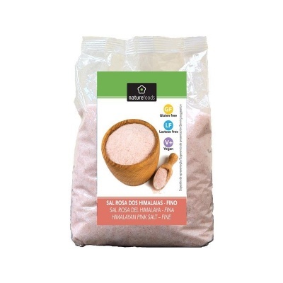 Naturefoods Sal Rosa dos Himalaias fino 1Kg