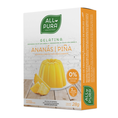 AllPura Gelatina de Ananás 28g