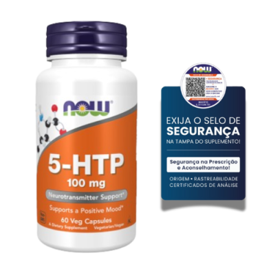 Now 5-HTP 100mg 60 Capsules