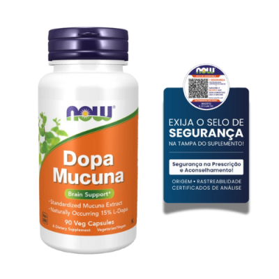 Now Dopa Mucuna 400mg 90 Capsules