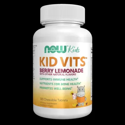 Now Kids Vits Berry Lemonade 120 Comprimidos mastigáveis