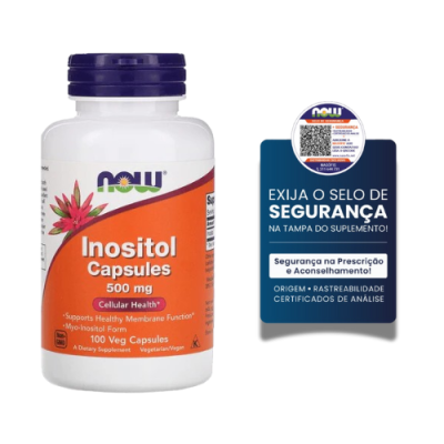 Now Inositol 500mg 100 Capsules