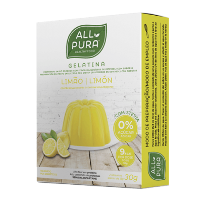 AllPura Gelatina de Limão 30g (2x15g) AllPura Gelatina de Limão 30g (2x15g)