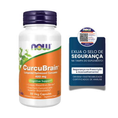 Now Curcubrain 400mg 50 Capsules