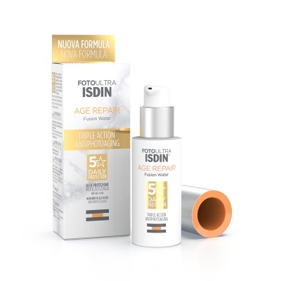 Foto Ultra ISDIN Age Repair Fusion Water SPF50 50ml Foto Ultra ISDIN Age Repair Fusion Water SPF50 50ml