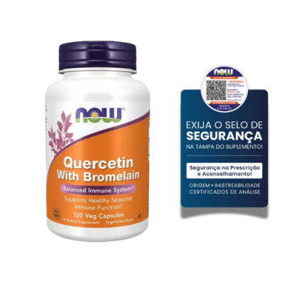 Now® Quercetin & Bromelain 120 Capsules