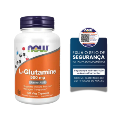 Now® L-Glutamine 500mg 120 Capsules