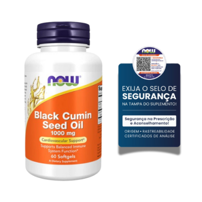 Now Black Cumin Seed Oil 1000mg 60 Softgels