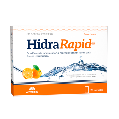 Hidrarapid Laranja Pó 20 saquetas