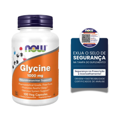 Now Glycine 1000mg 100 Capsules