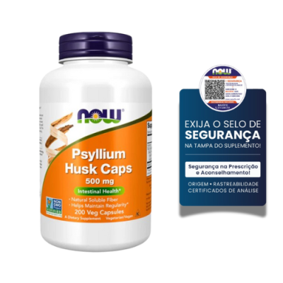 Now® Psyllium Husk 500mg 200 Capsules