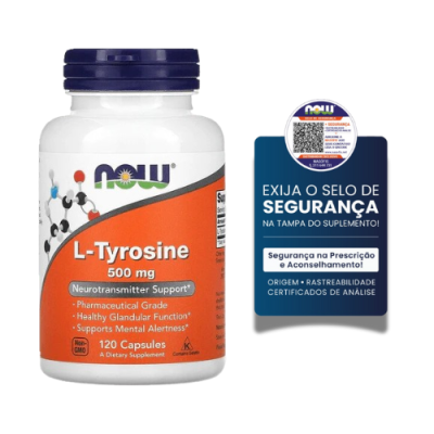 Now® L-Tyrosine 500mg 120 Capsules