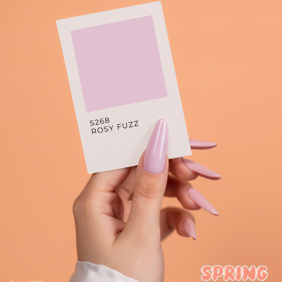 Verniz Gel S268 - Rosy Fuzz (Rosa Primaveril)