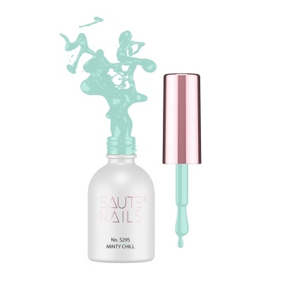 Verniz Gel S295 - Minty Chill (Verde-Menta Pastel)