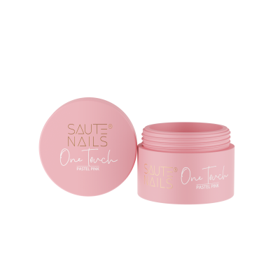 Embalagem rosa pastel de creme SAUTE NAILS One Touch PASTEL PINK