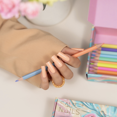 Verniz Gel S297 - Peach Joy (Pêssego Pastel)