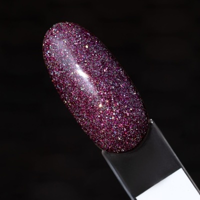 Verniz Gel S240 Winter Party (Rosa Escuro com Efeito Flash)