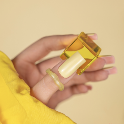 Verniz Gel S298 - Sunny Glow (Amarelo Pastel Quente)