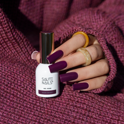 Verniz Gel S325 - Noir Berry (Roxo Ameixa)