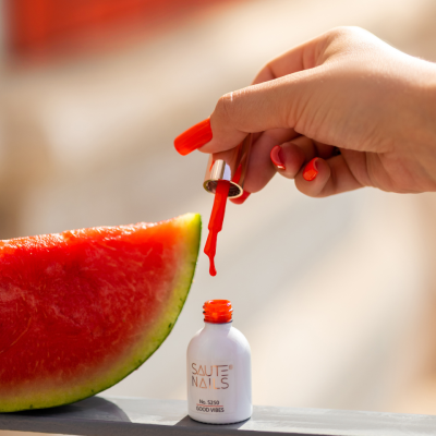 Verniz Gel S250 Good Vibes (Laranja Avermelhado e Vibrante)