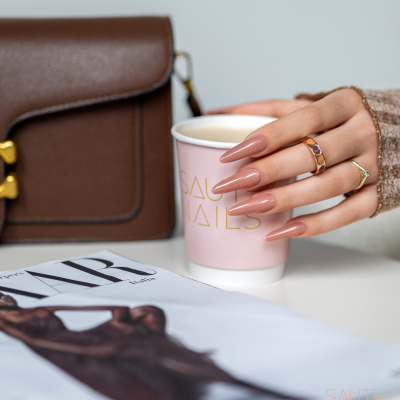 Coleção de Verniz Gel Mocha Essence + Smooth Top No Wipe