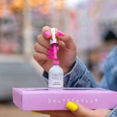 Verniz Gel S254 Sautechella (Rosa Barbie)