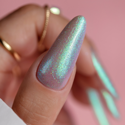 Verniz Gel S279 - Ursula (Azul Esverdeado com Partículas)