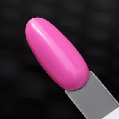 Amostra de verniz de unha rosa vibrante