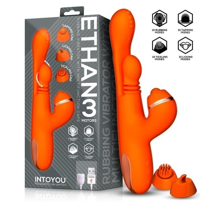INTOYOU Ethan 360º G-Spot Vibrador com Cabeças Intercambiáveis