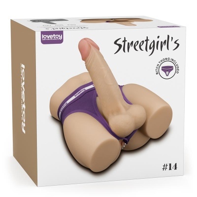LOVETOY Streetgirls 15 Masturbador com Dildo Articulado