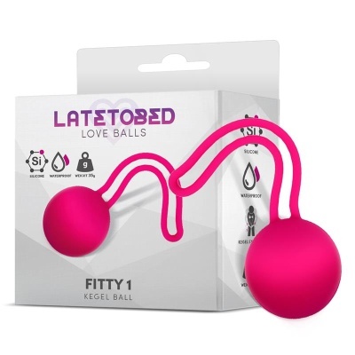 Bola Kegel Fitty 1: Fortaleça Zona Pélvica com Silicone Macio à Prova d'Água