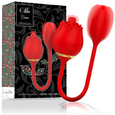 MIA VIENNA – Estimulador Língua com Vibrador Anal Oscilante