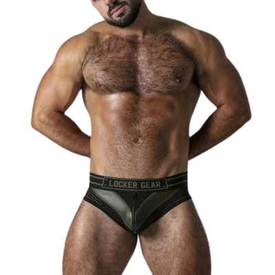 Tanga para Ele com abertura atrás Preta Massive Rude