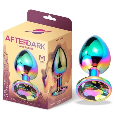 Afterdark: Plug Anal Multicolorido
